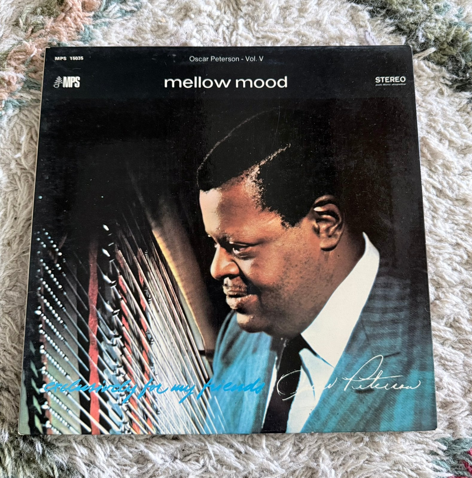 Oscar Peterson - Mellow Mood lp vinyl Jazz MPS, Cd's en Dvd's, Vinyl | Jazz en Blues, 1960 tot 1980, Ophalen of Verzenden, Zo goed als nieuw