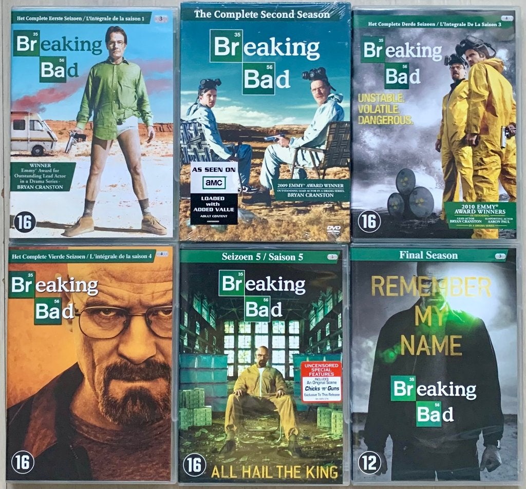 Breaking Bad - Complete Series [21 Discs], Engels, Ophalen of Verzenden, Zo goed als nieuw, Vanaf 12 jaar