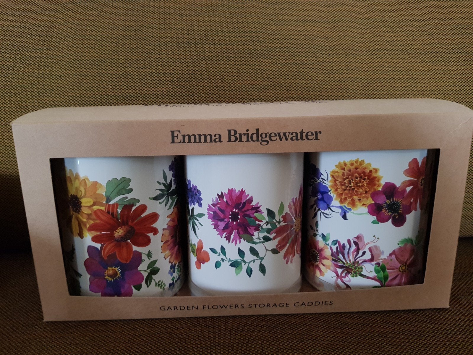 Emma Bridgewater Garden Flowers Storage Caddies, Overige typen, Nieuw, Ophalen of Verzenden, Overige stijlen