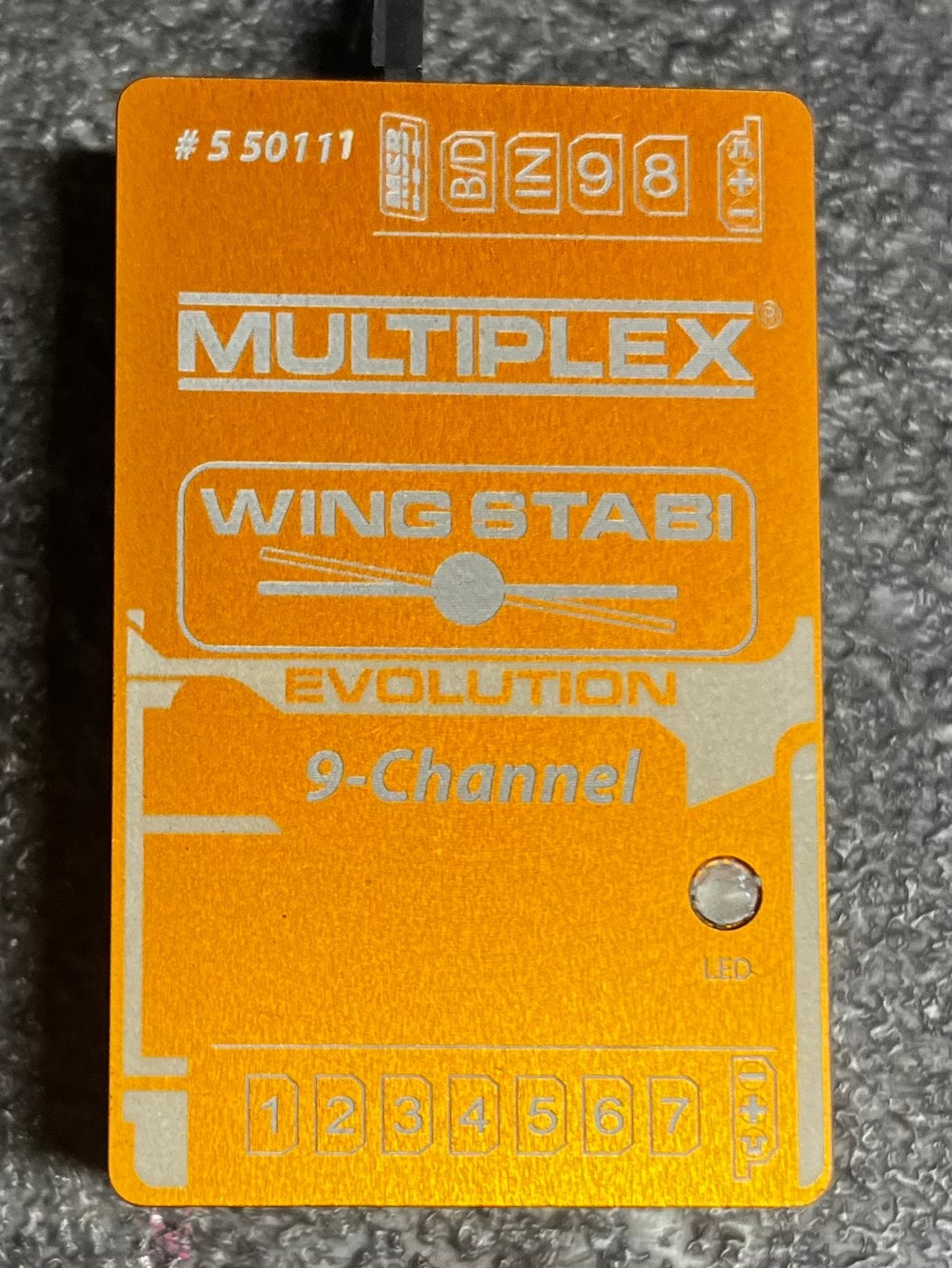 Multiplex WingStabi Evolution 9-kanaals stabilisator, Hobby en Vrije tijd, Overige merken, 1:72 tot 1:144, Gebruikt, Ophalen of Verzenden