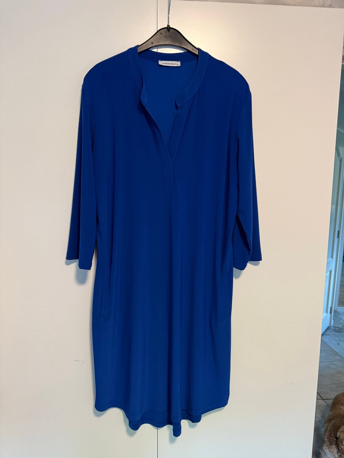 Angelle Milan Tuniek Jurk XXL 44/46 Kobalt Blauw Stretch, Kleding | Dames, Blauw, Maat 46/48 (XL) of groter, Ophalen of Verzenden