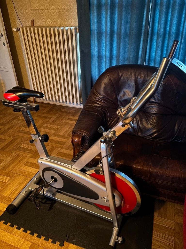 Fitness apparatuur, bench press, hometrainer, gewichten, Sport en Fitness, Ophalen, Hometrainer