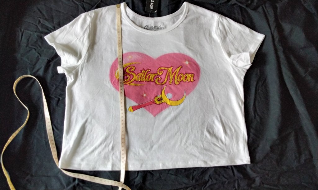 Sailor Moon dames Shirts NIEUW Gojo Satoru / Jujutsu Kaisen, Ophalen, Wit, Maat 42/44 (L), Nieuw