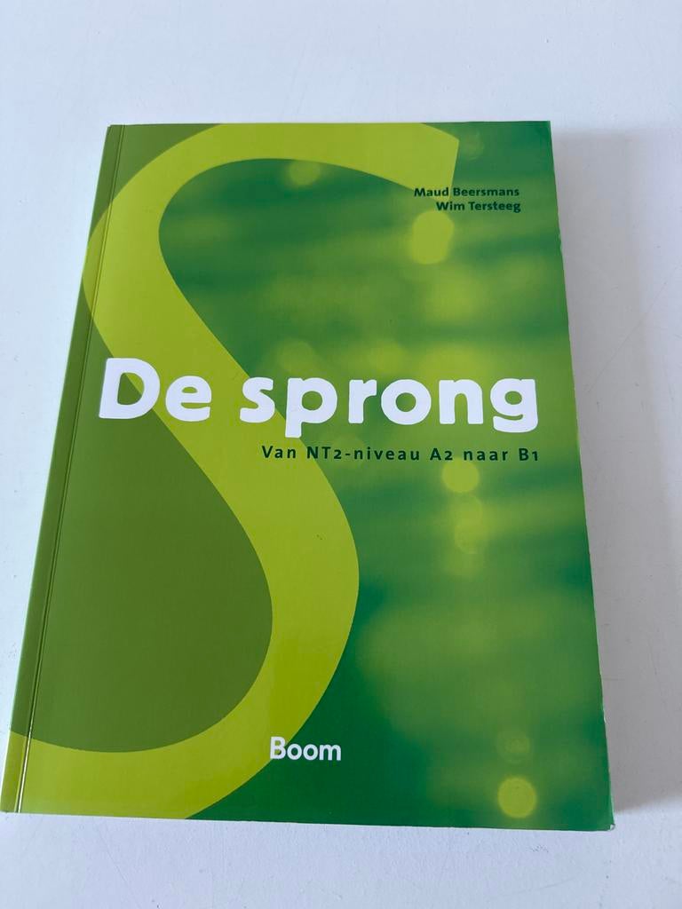 NT2 Boek De Sprong: Van A2 naar B1 - Nederlands leren, Ophalen of Verzenden, Gamma, Gelezen, Overige niveaus