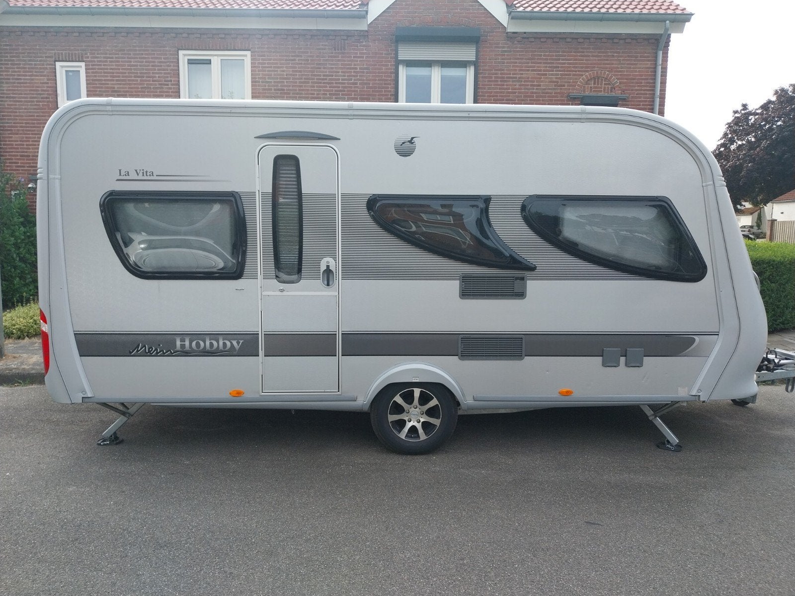 Te koop hobby 455 la vita bwj 2010, Caravans en Kamperen, Caravans, Rondzit, Hobby, Particulier, Tot en met 4