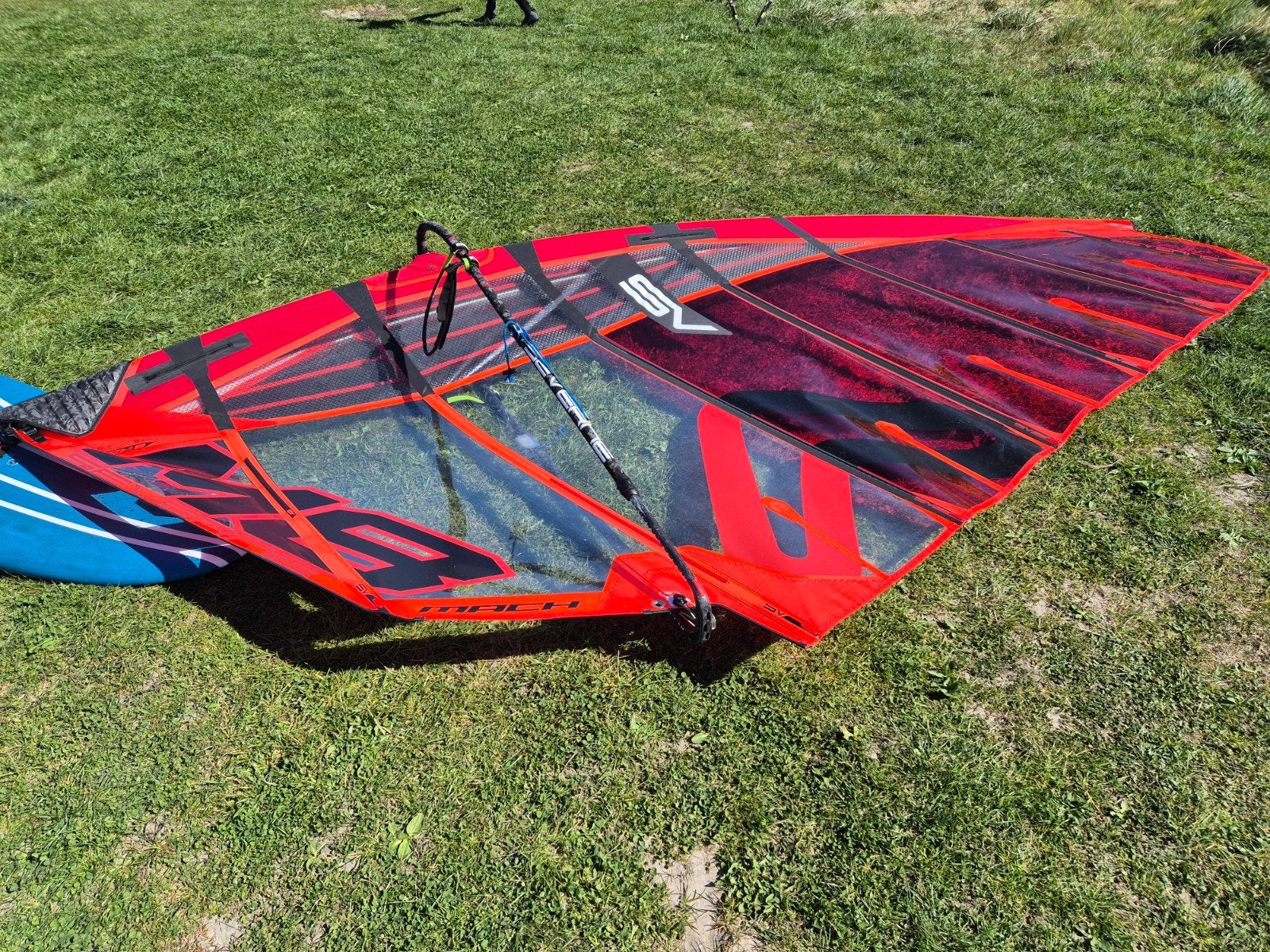 Severne Mach8 6.5 met Apex 430 team mast., Watersport en Boten, Windsurfen, Ophalen of Verzenden, Zo goed als nieuw, Mast