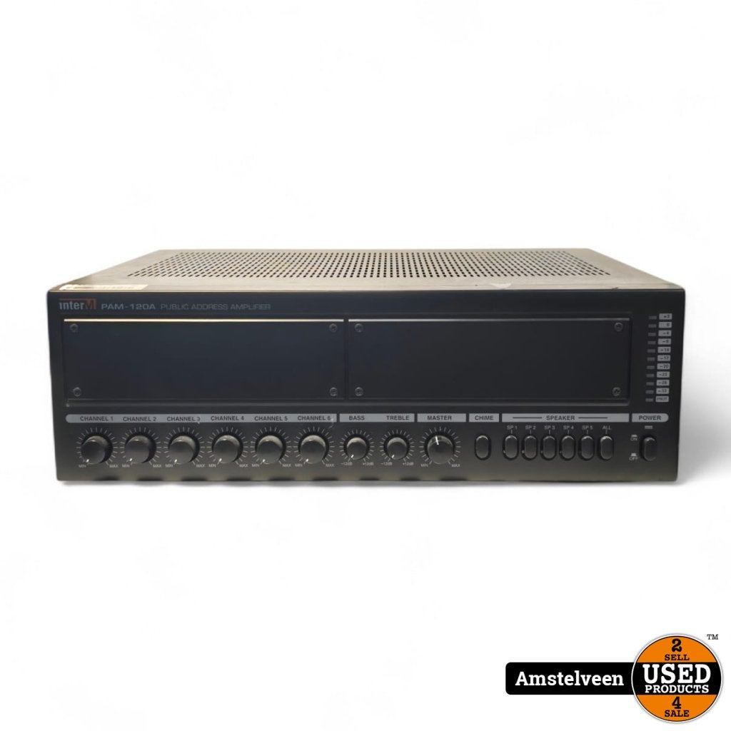 INTER-M PAM-120 Mixer/Versterker Black | Nette Staat