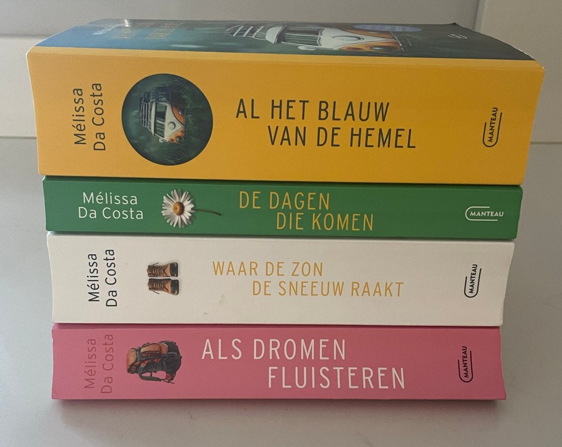 Mélissa Da Costa boeken set: Al het blauw van de hemel, Ophalen, Zo goed als nieuw, Nederland