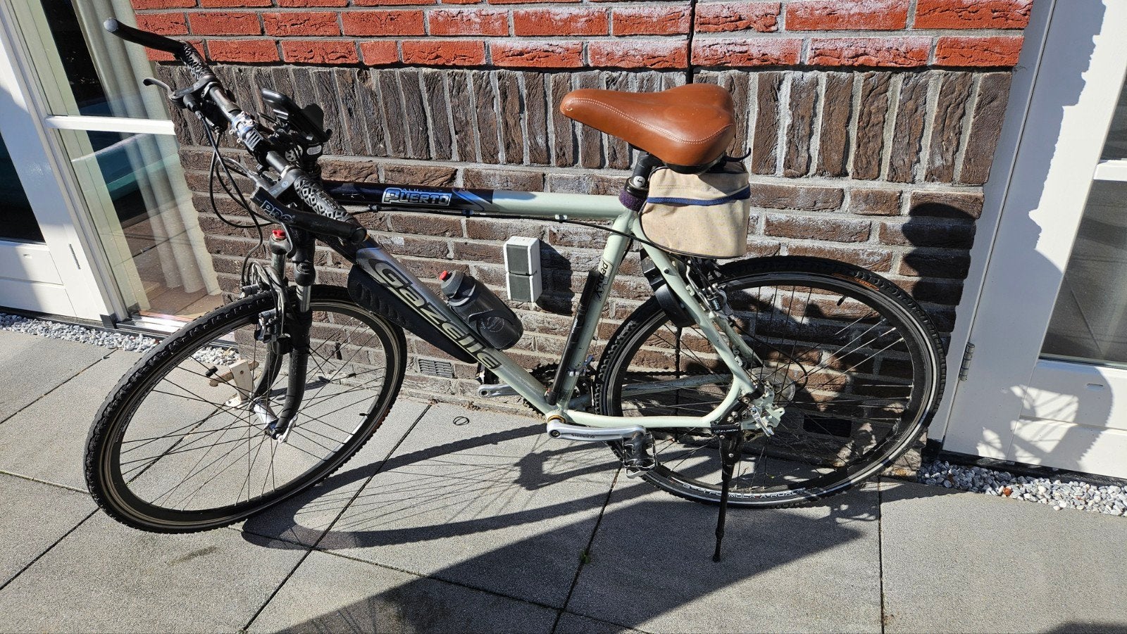 Alu-lite Gazelle Peurto fiets met 21 versnellingen en gelzad, 28 inch, Velgrem, Ophalen of Verzenden, Meer dan 20 versnellingen