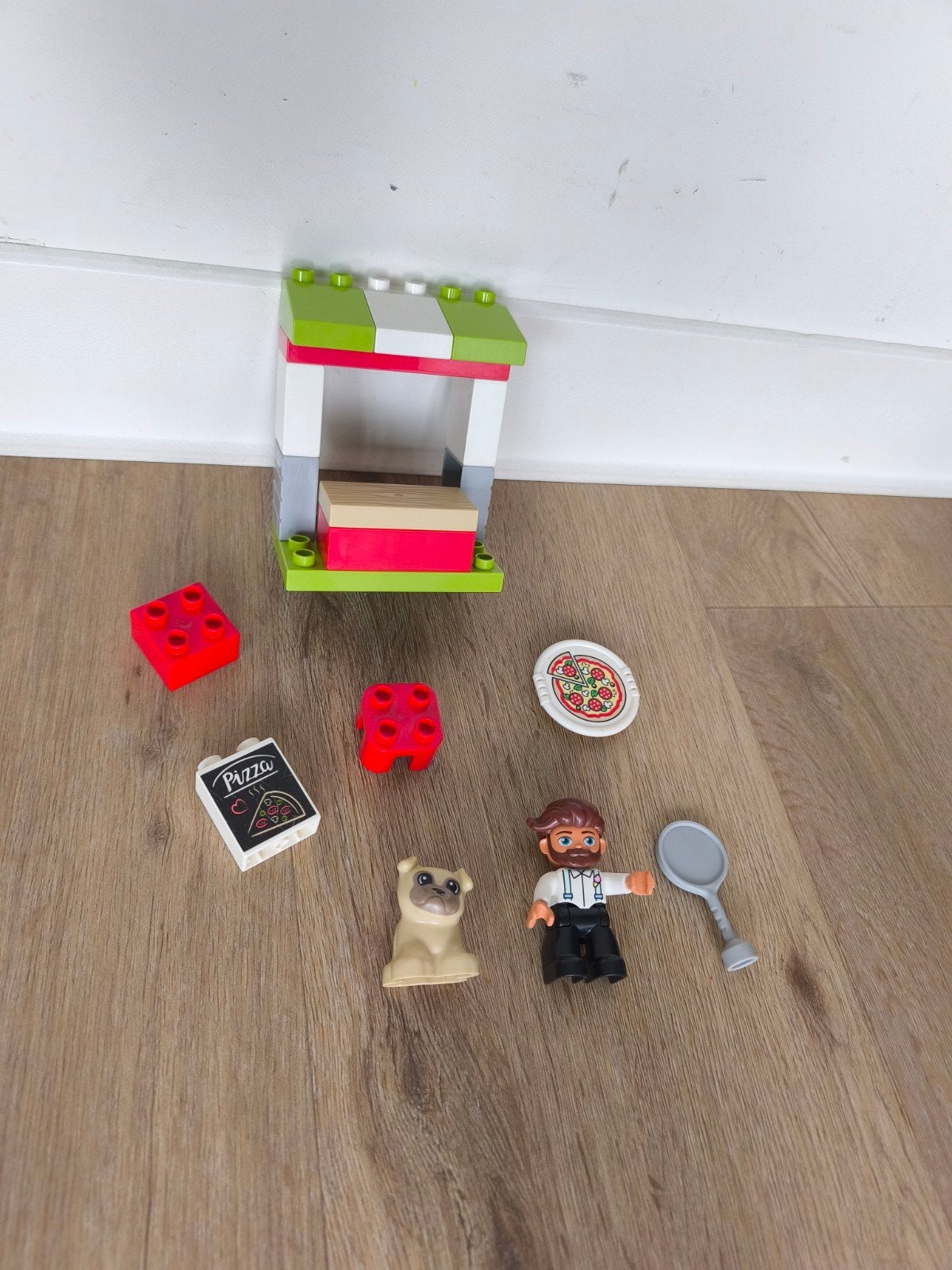 duplo 10927 pizza kraam, Ophalen, Zo goed als nieuw