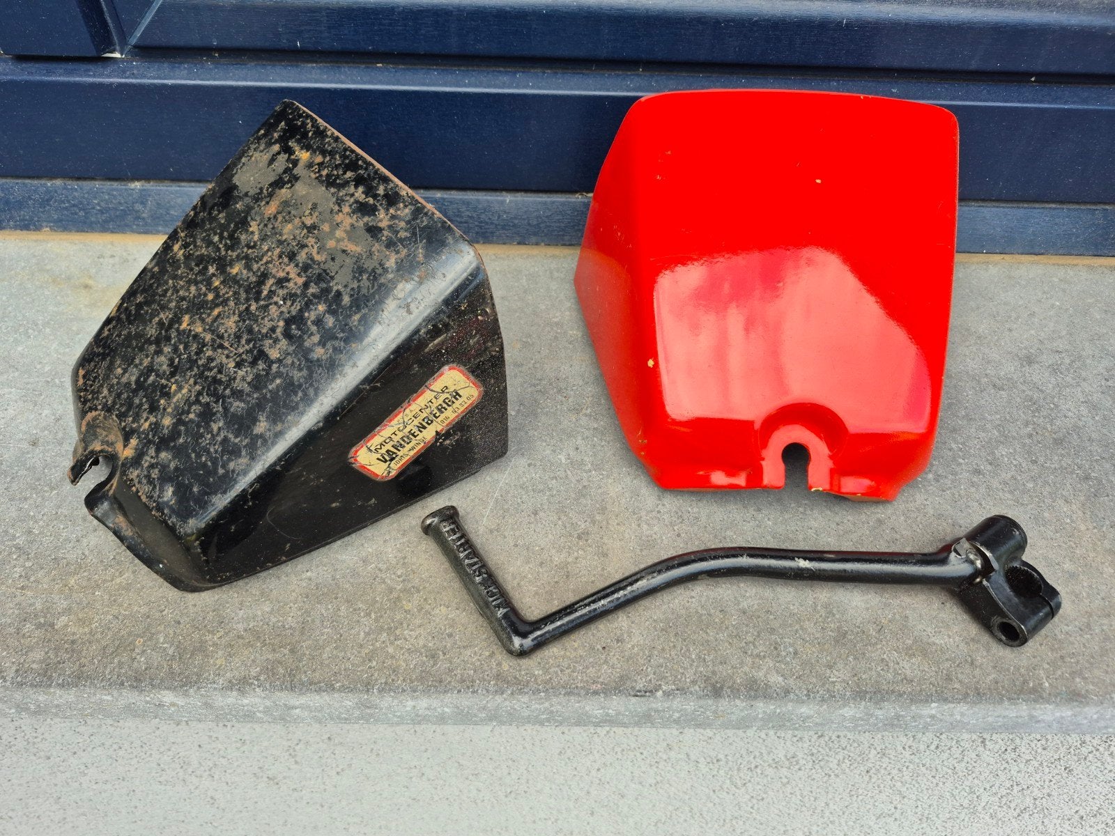 Honda MB5 MB 5 50 80 MB8 tankkap + kickstarter, Ophalen of Verzenden