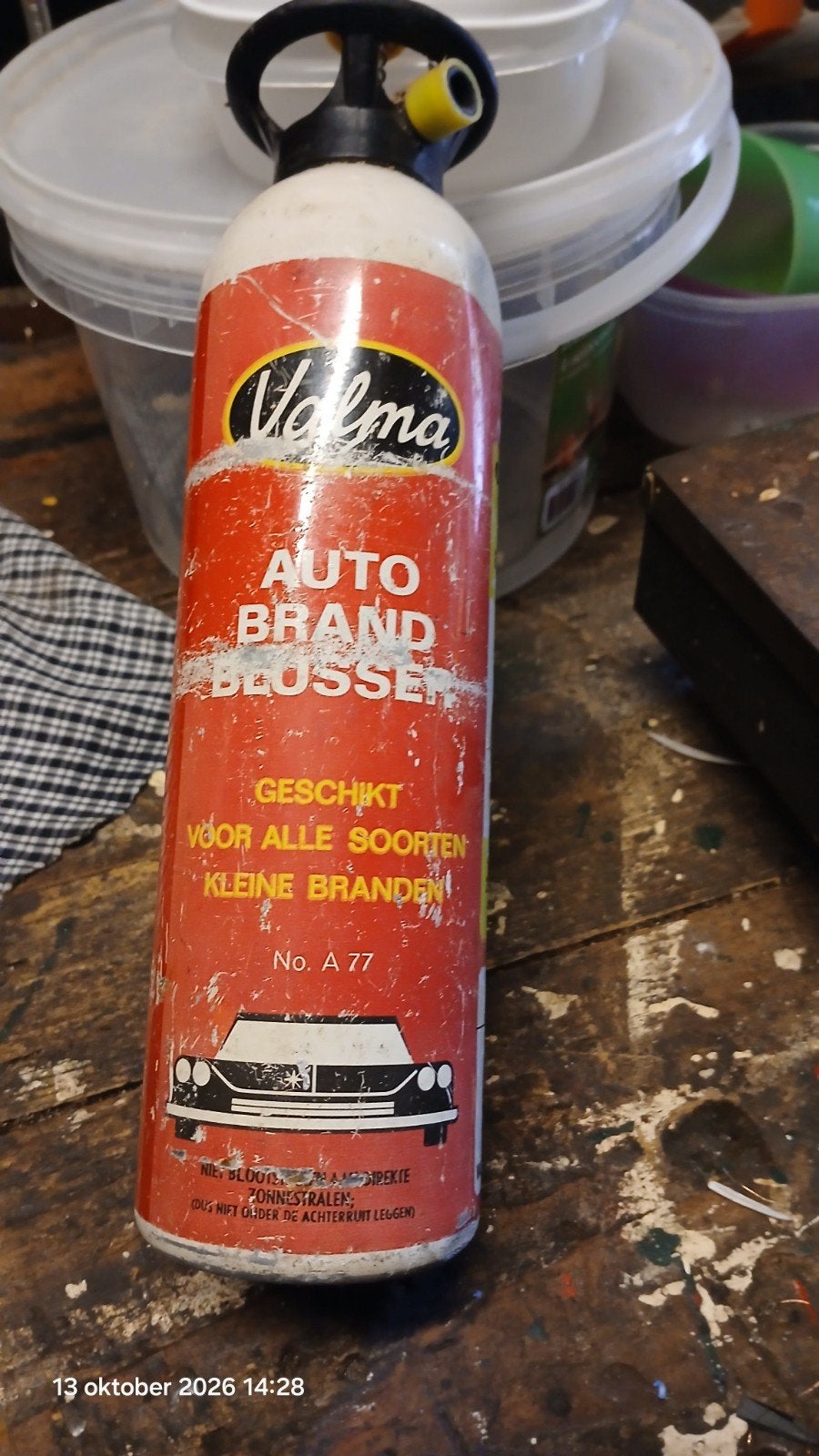 oude auto brand blusser, Ophalen of Verzenden