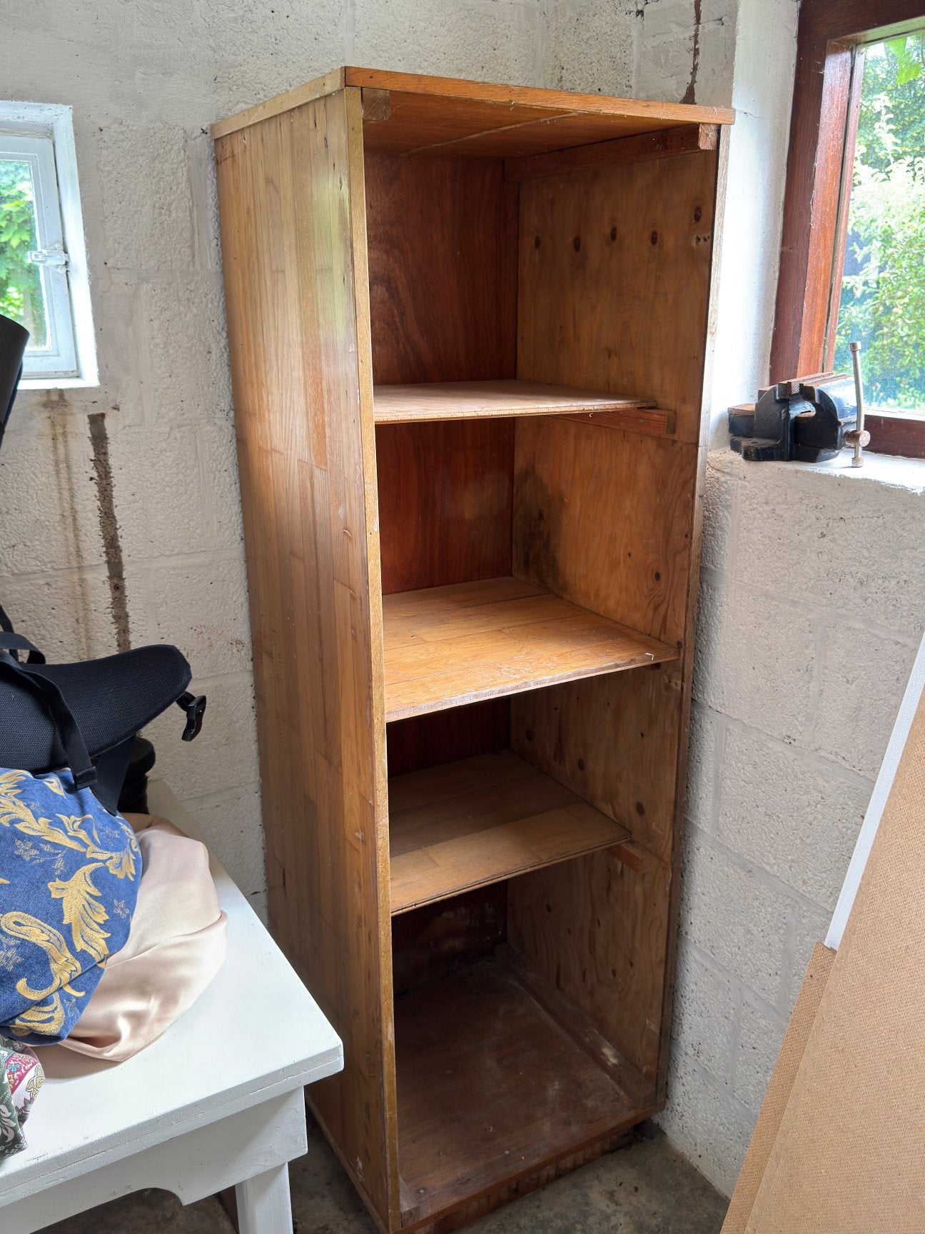 Houten voorraad kast, Ophalen, Zo goed als nieuw, 25 tot 50 cm, Minder dan 100 cm