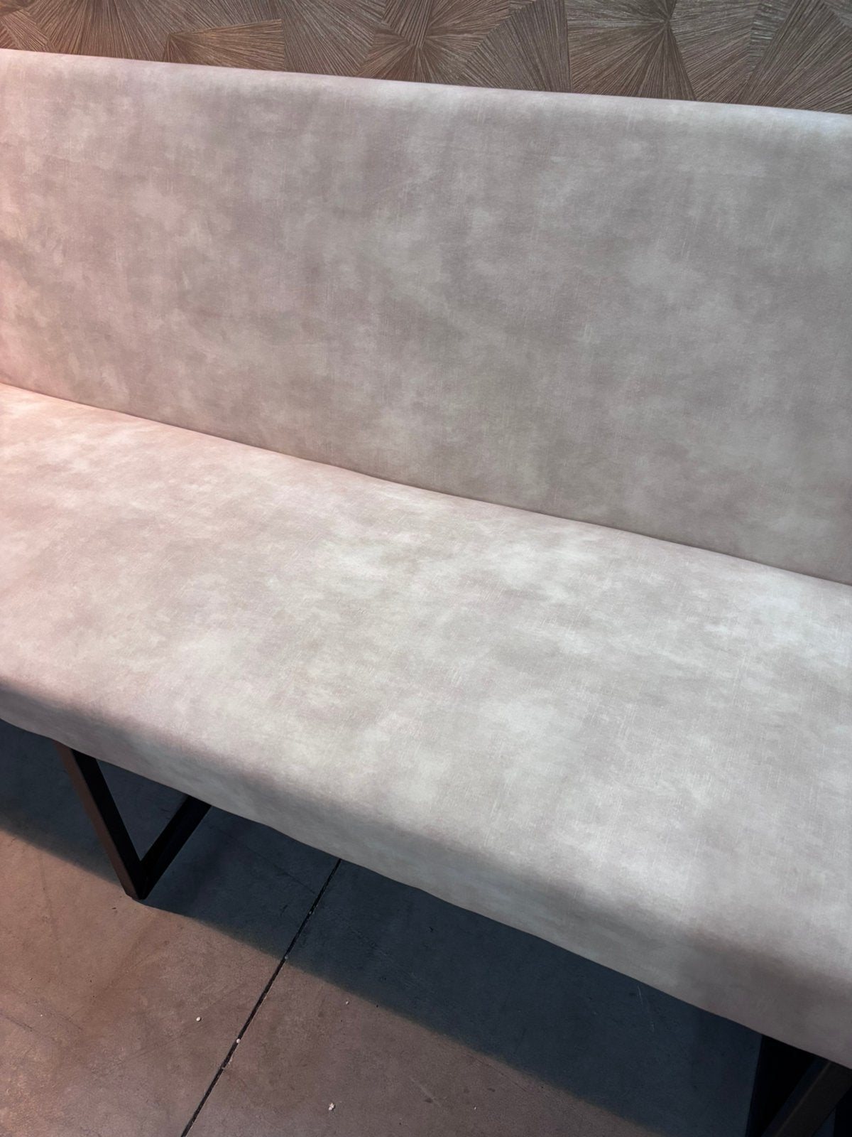 Eetbank beige 240x155 cm SHOWROOM OPRUIMING, Overige kleuren, Ophalen of Verzenden, Zo goed als nieuw, Eén