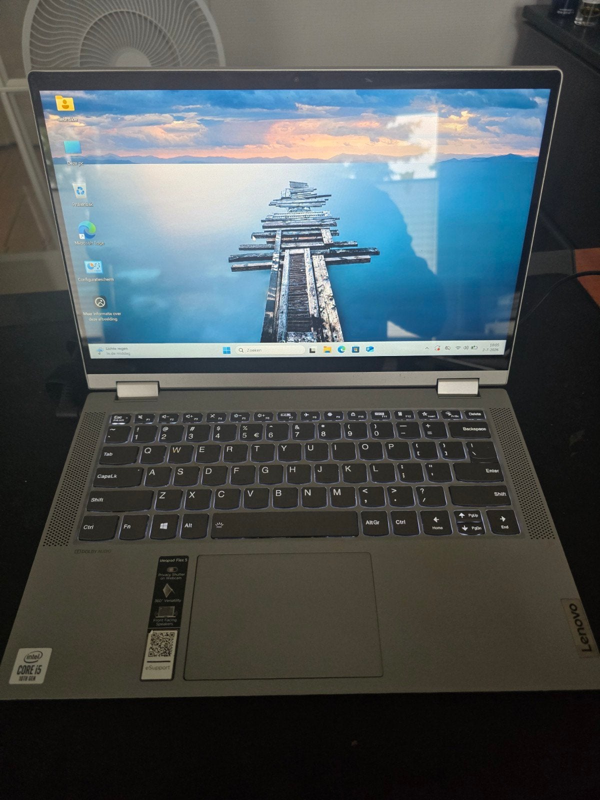 Lenovo IdeaPad Flex 5 - i5 10th Gen - 8GB RAM - 256GB SSD, Computers en Software, Windows Laptops, Intel Core i5-1035G1, 256 GB