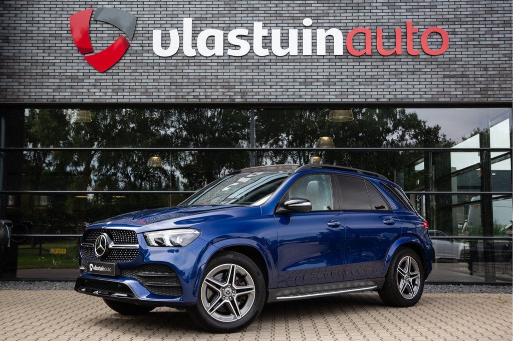 Mercedes-Benz GLE 350 e 4MATIC AMG-line , Panoramadak, Burme, Auto's, Mercedes-Benz, Automaat, Gebruikt, Zwart, 4 cilinders