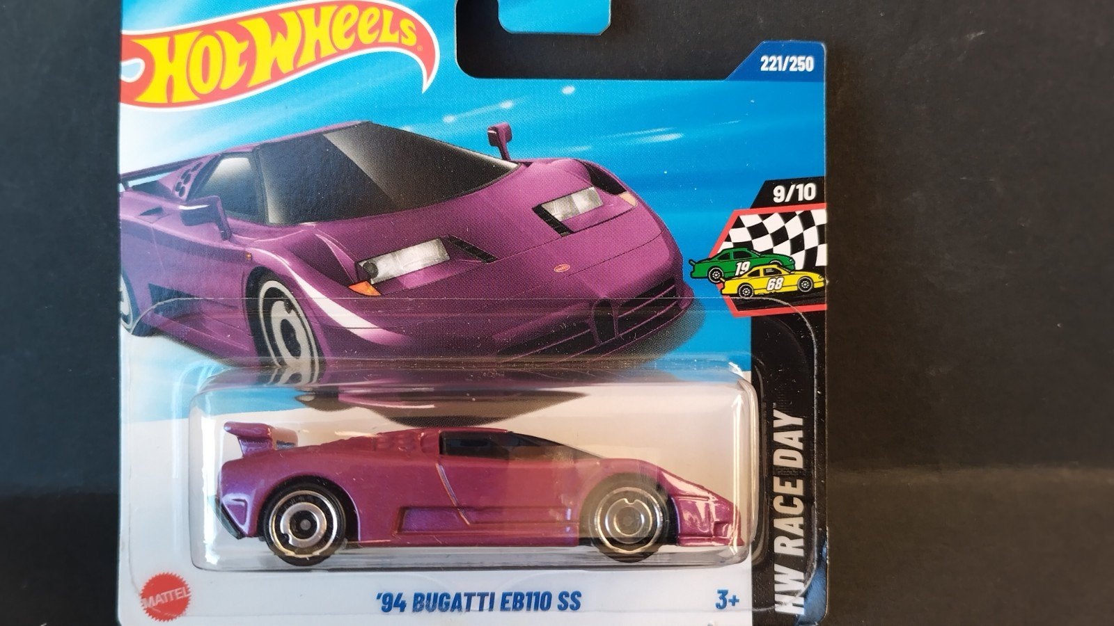 Bugatti EB 110 Supersport 1:64 3inch Hotwheels Pol, Auto, Verzenden, ., Nieuw