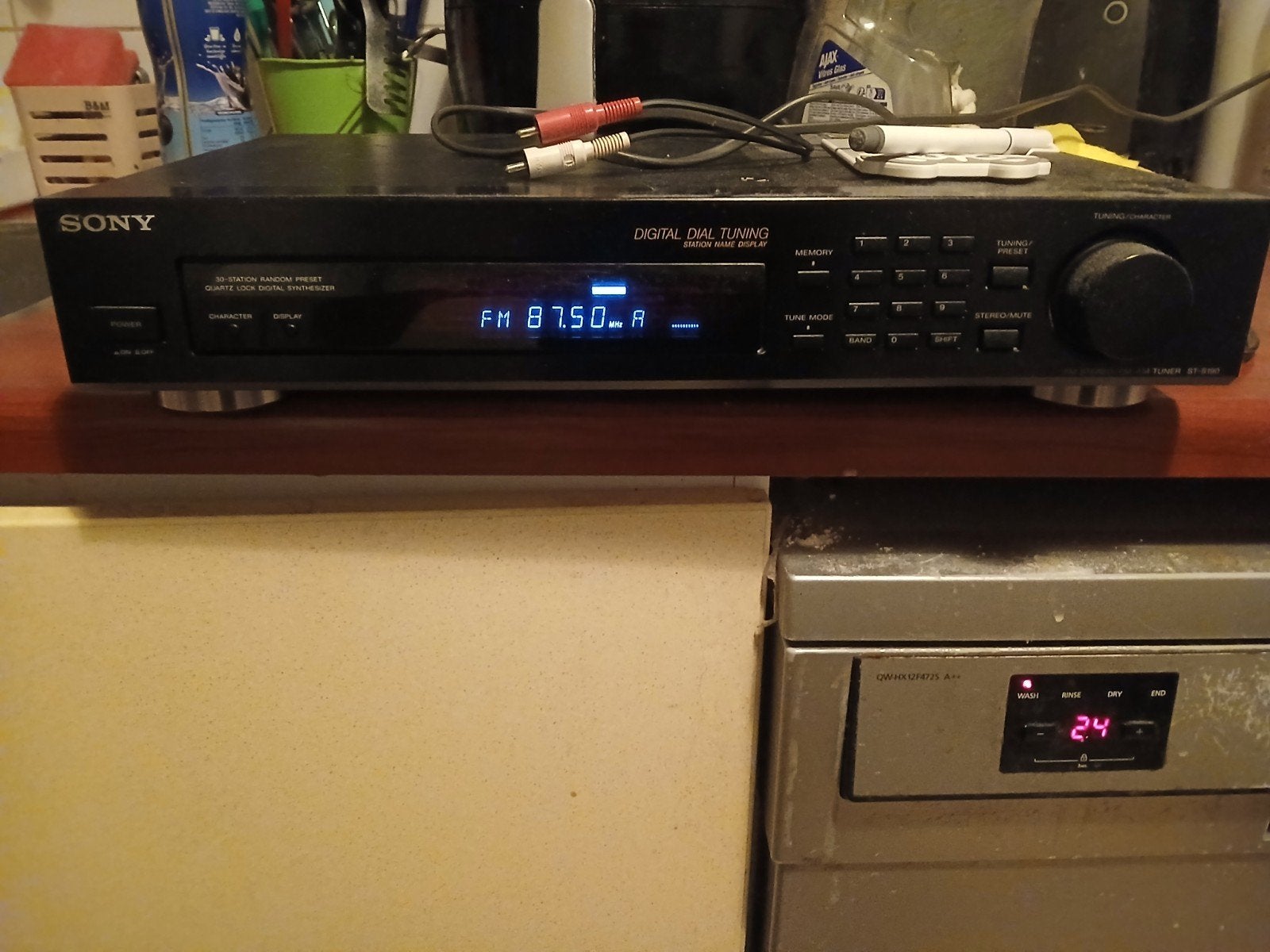 Sony ST-S190 FM Stereo/FM-AM Tuner - Digitale Afstemming, Ophalen of Verzenden, Gebruikt, Analoog