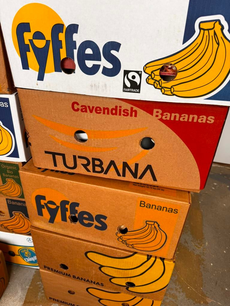 Verhuisdozen / bananendozen 10 stuks, Doe-het-zelf en Verbouw, Kratten en Dozen, Ophalen, Doos, 40 tot 60 cm, 50 tot 75 cm