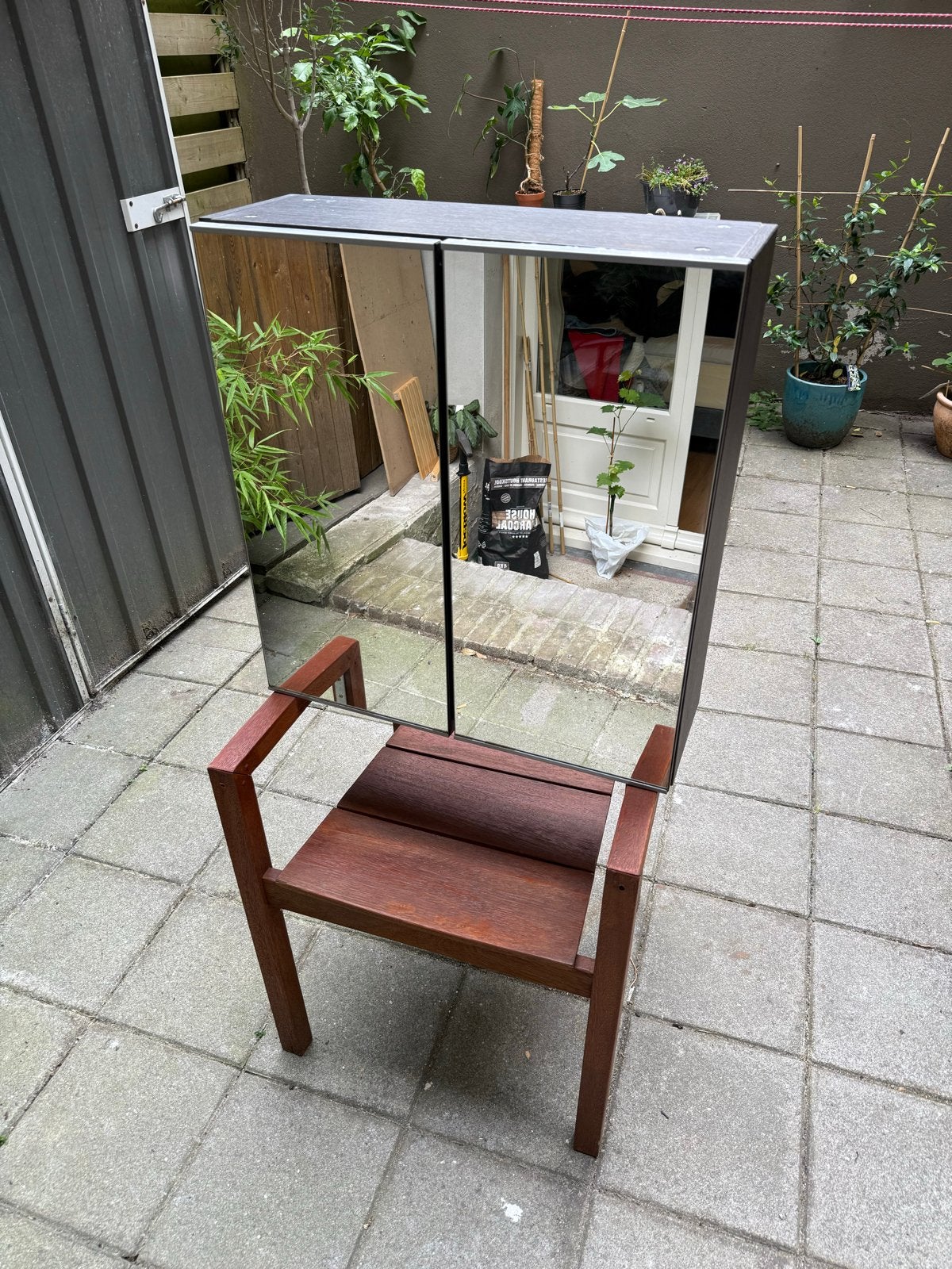 Badkamer spiegelkast met glazen planken, Ophalen, 100 tot 150 cm, 50 tot 100 cm, Minder dan 25 cm