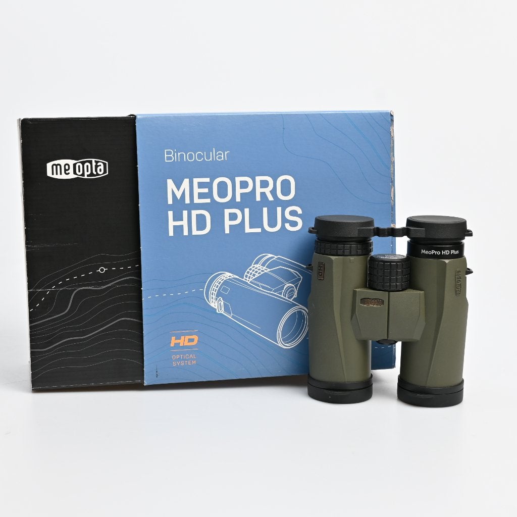 Meopta Meopro HD Plus 10x42, Dakkant (recht), Ophalen of Verzenden, Zo goed als nieuw, 8 tot 12x