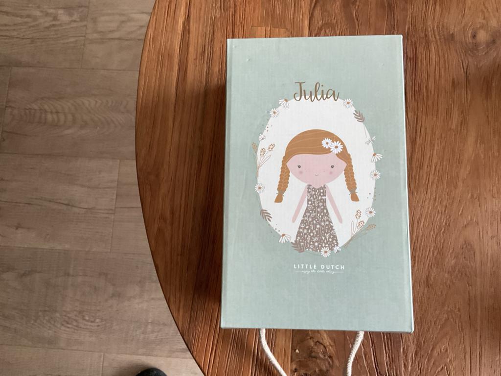 Little Dutch Houten Poppenbuggy Rosé met Pop Julia, Ophalen, Gebruikt, Babypop