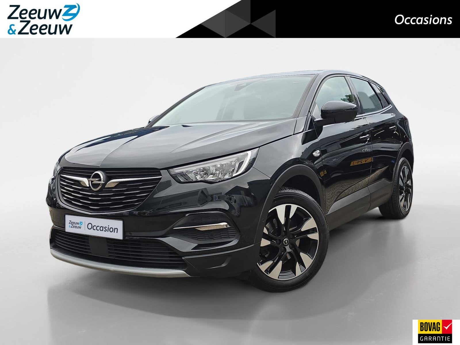 Opel Grandland X 1.2 Turbo Business Executive | Automaat | A, Auto's, 12 maanden, Gebruikt, 1199 cc, Leder en Stof