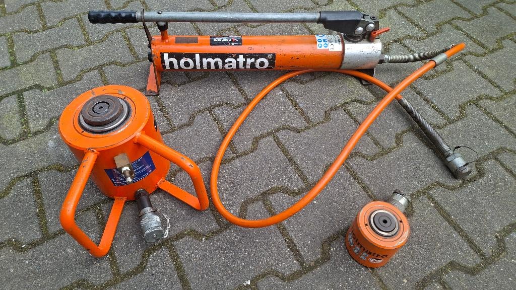 Div. Cilinders pomp enz... Holmatro Enerpac Powerteam, Auto diversen, Autogereedschap, ., Ophalen of Verzenden, Zo goed als nieuw
