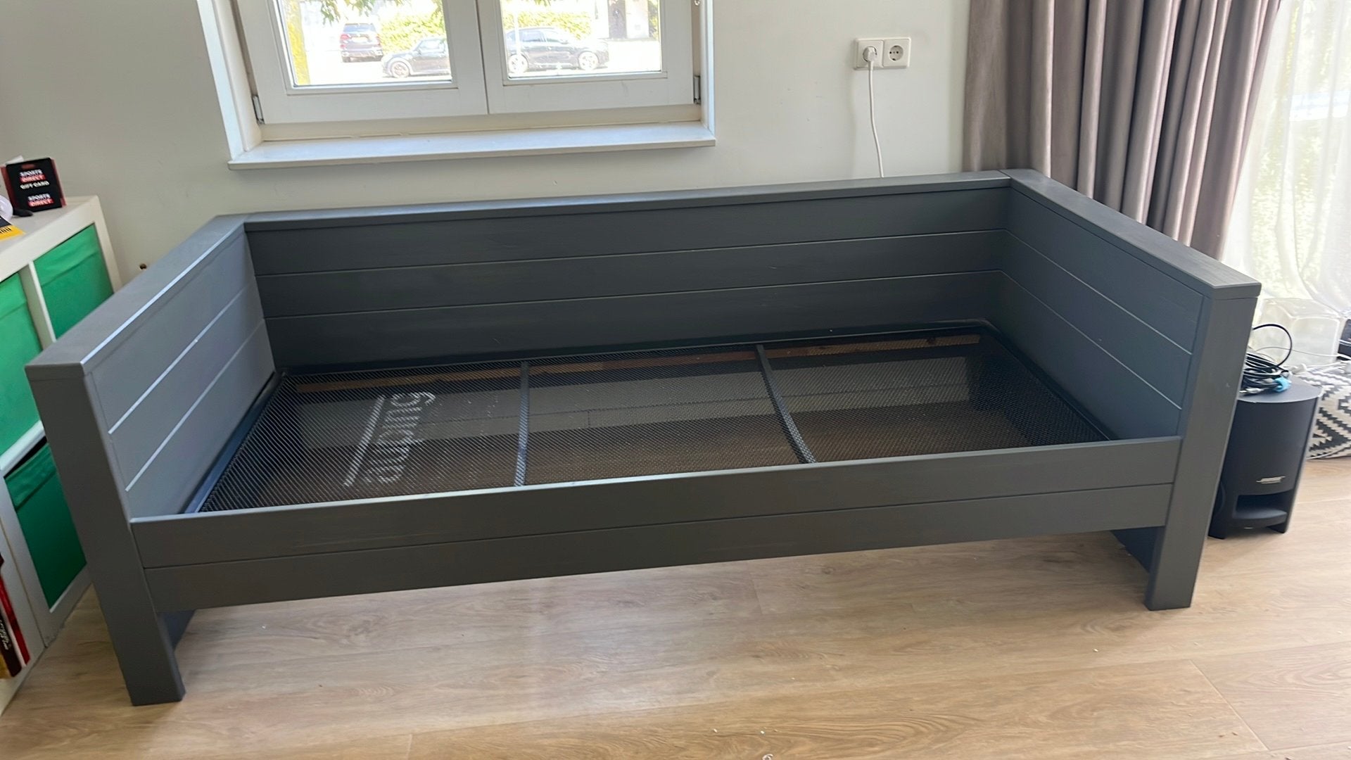 Woood Dennis Bed (bank) - incl auping spiraal, Ophalen, 90 cm, Eenpersoons, Zo goed als nieuw