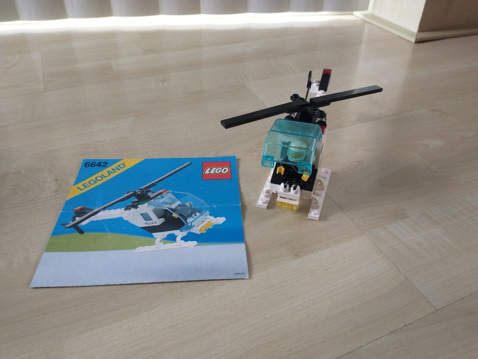 Lego Legoland Politie Helikopter 6642 - Gebruikt, Gebruikt, Lego, Ophalen of Verzenden, LEGOLAND