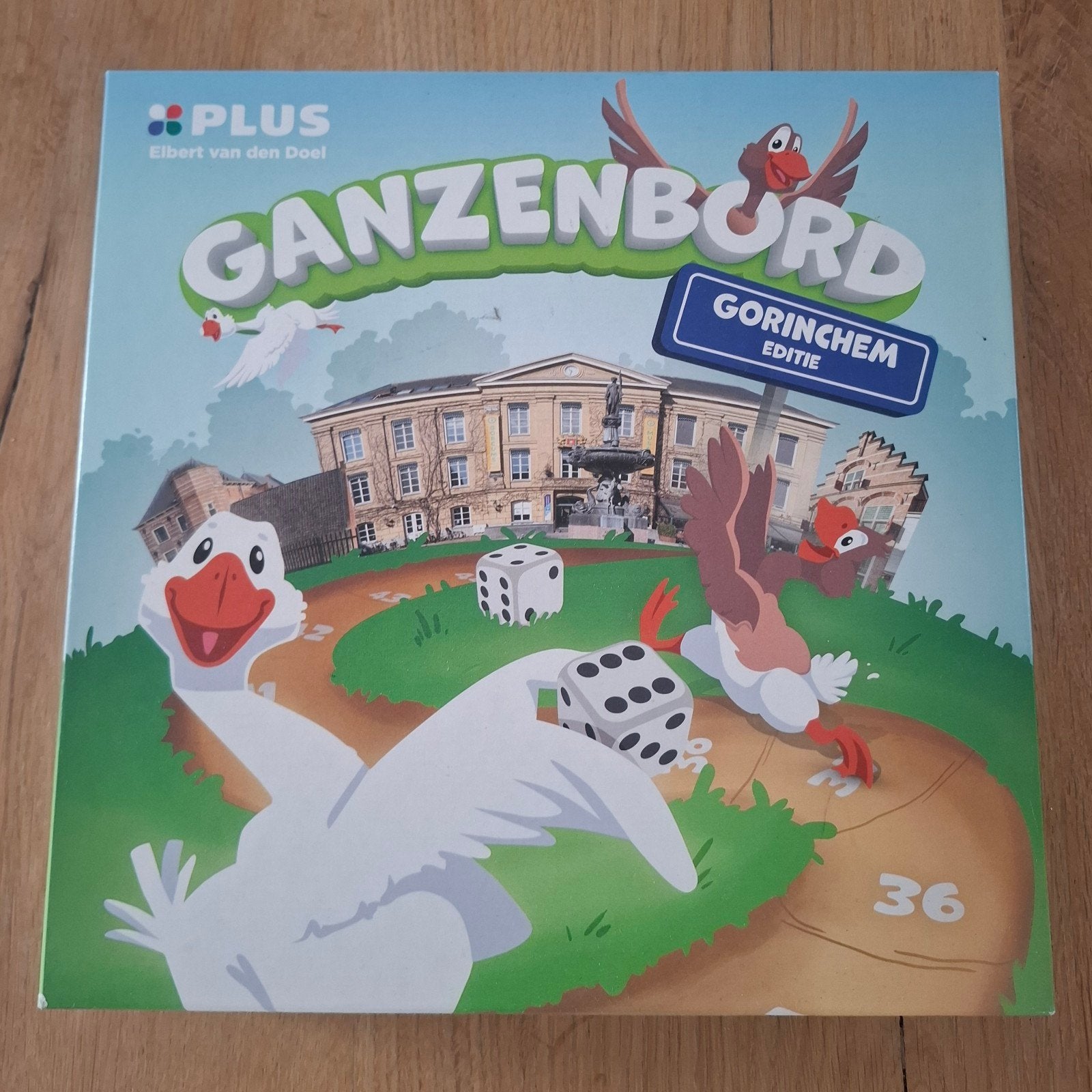 Ganzenbord Gorinchem editie, Hobby en Vrije tijd, Gezelschapsspellen | Bordspellen, Vijf spelers of meer, Ophalen, Zo goed als nieuw