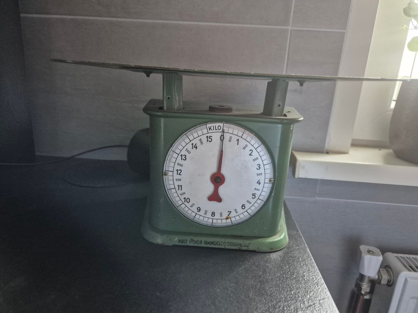 Prachtig en stoer keuken weegschaal, Ophalen of Verzenden