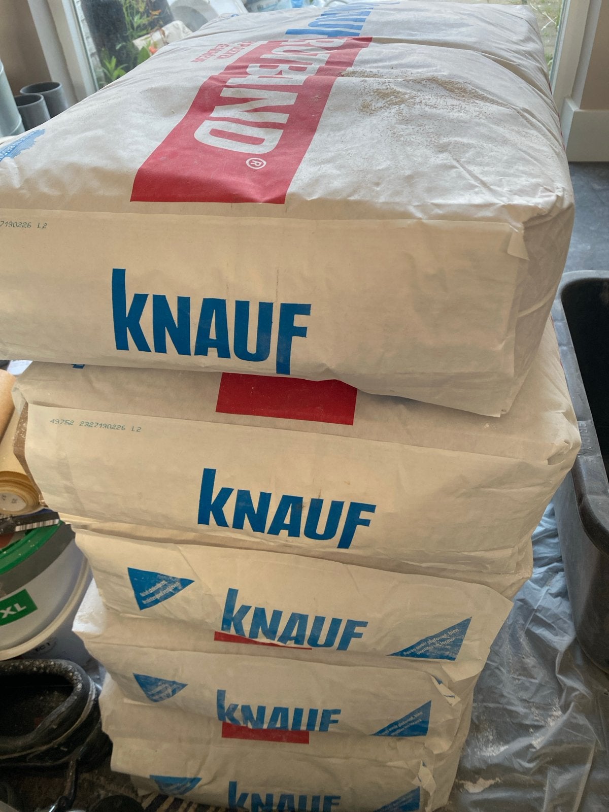 Knauf Rotband Hechtpleister 5x25kg - Nieuw, Ophalen, Nieuw