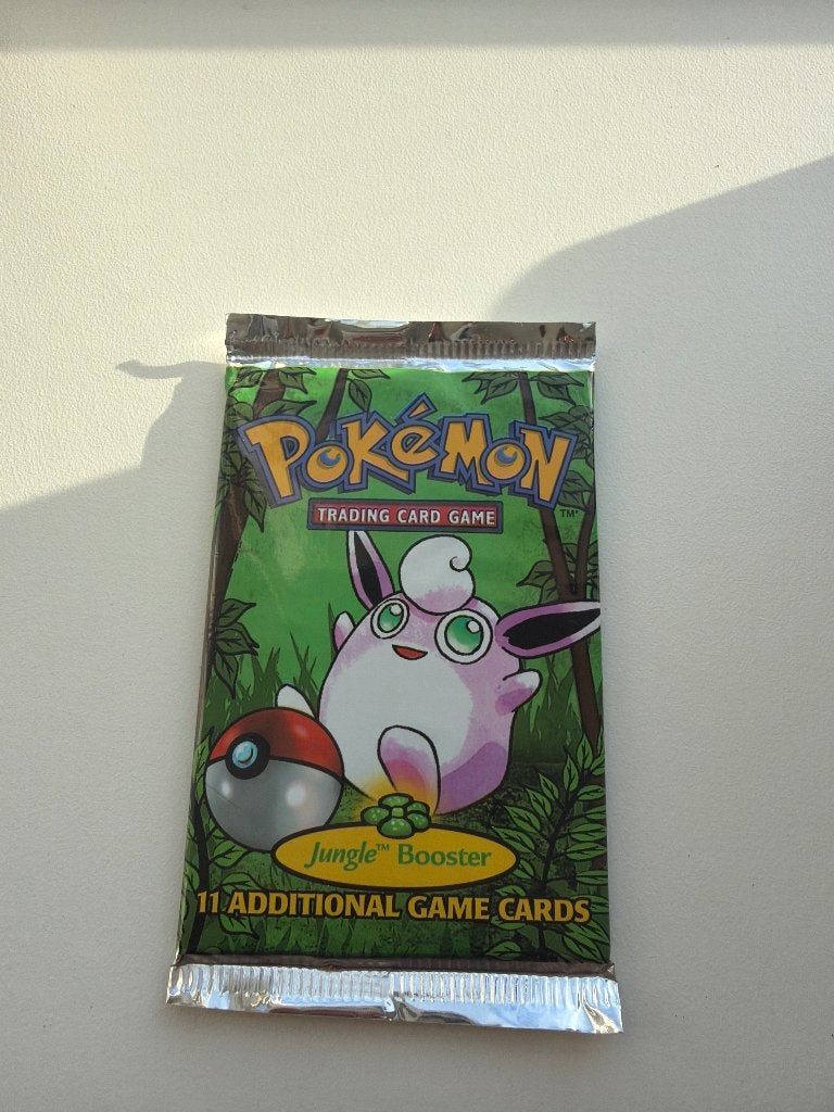 Pokemon jungle pack, Ophalen, Zo goed als nieuw, Speelkaart(en)