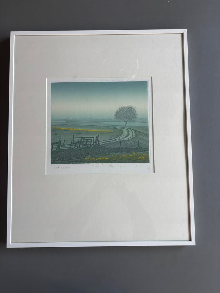 Hans Heijman - Ets - Handgesigneerd - 17/75 - 1987, Antiek en Kunst, Ophalen of Verzenden