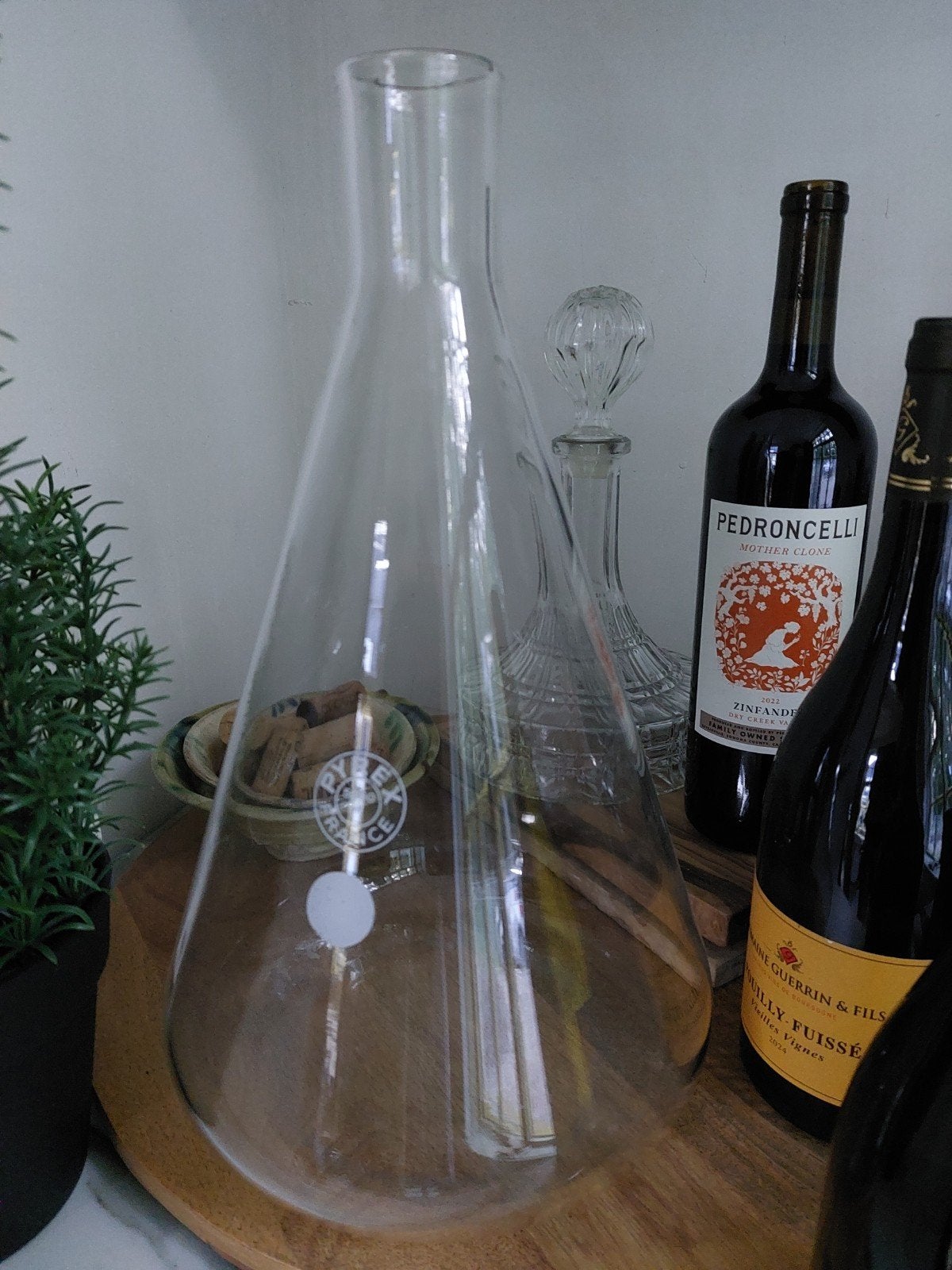 Pyrex Erlenmeyer kolf 5000 ml - Origineel uit Frankrijk, Ophalen of Verzenden