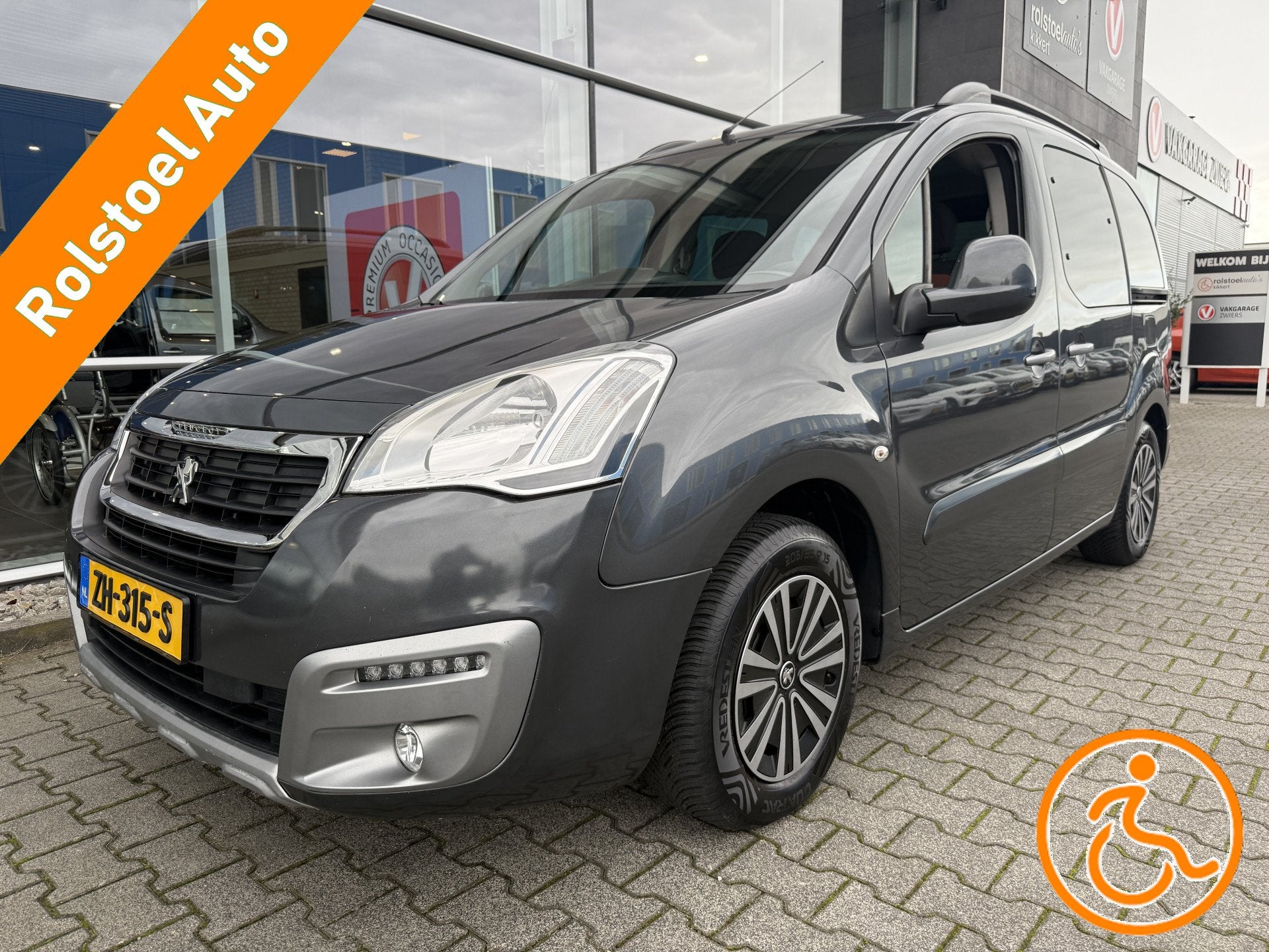 Peugeot Partner Tepee 4+1 Rolstoelauto 1.6 BlueHDi Active (Z, Auto's, Voorwielaandrijving, Gebruikt, Euro 6, LED verlichting
