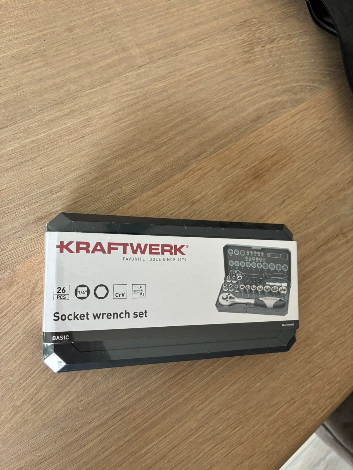 Kraftwerk doppenset 26 delig nieuw in doos, Ophalen, Nieuw, Sleutel/ratel