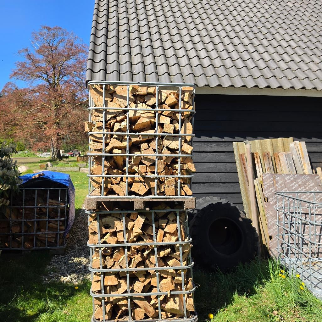 Brandhout, 6 m³ of meer, Ophalen, Eikenhout, Blokken