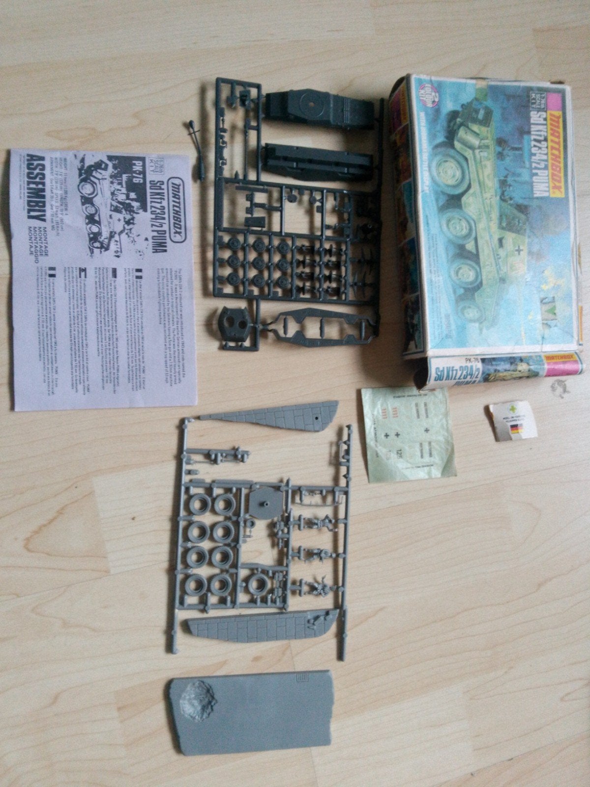 Matchbox Sd Kfz 234/2 Puma., Overige merken, Ophalen of Verzenden, Zo goed als nieuw, Tank