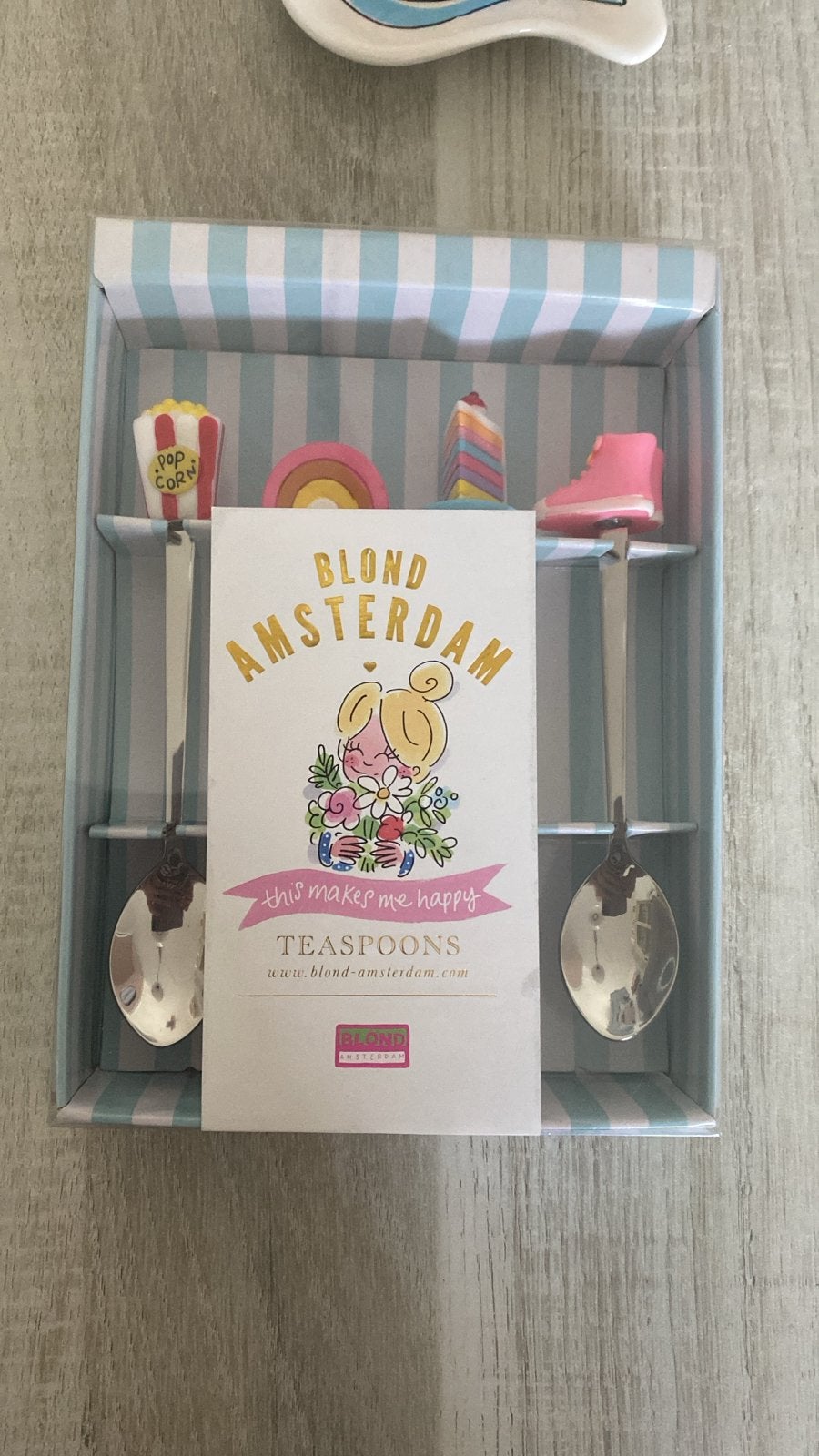 Blond Amsterdam Theelepels - Nieuw in doos, Theelepel, Los bestek, Nieuw, Ophalen of Verzenden