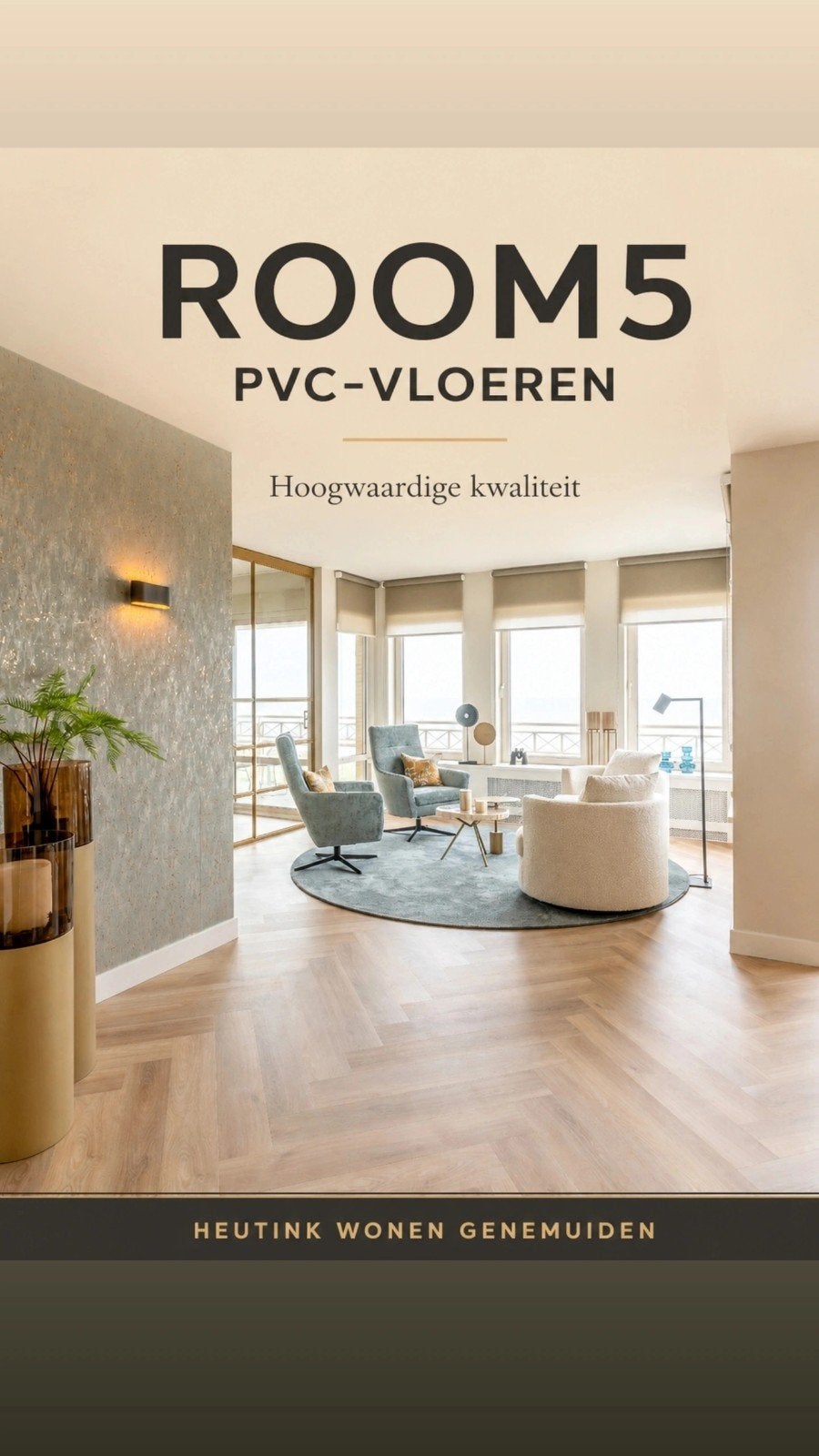 PVC-VLOEREN BELAKOS Palazzo visgraat XL Hebeta Gelasta, Ophalen, Bruin, 75 m² of meer, Overige typen