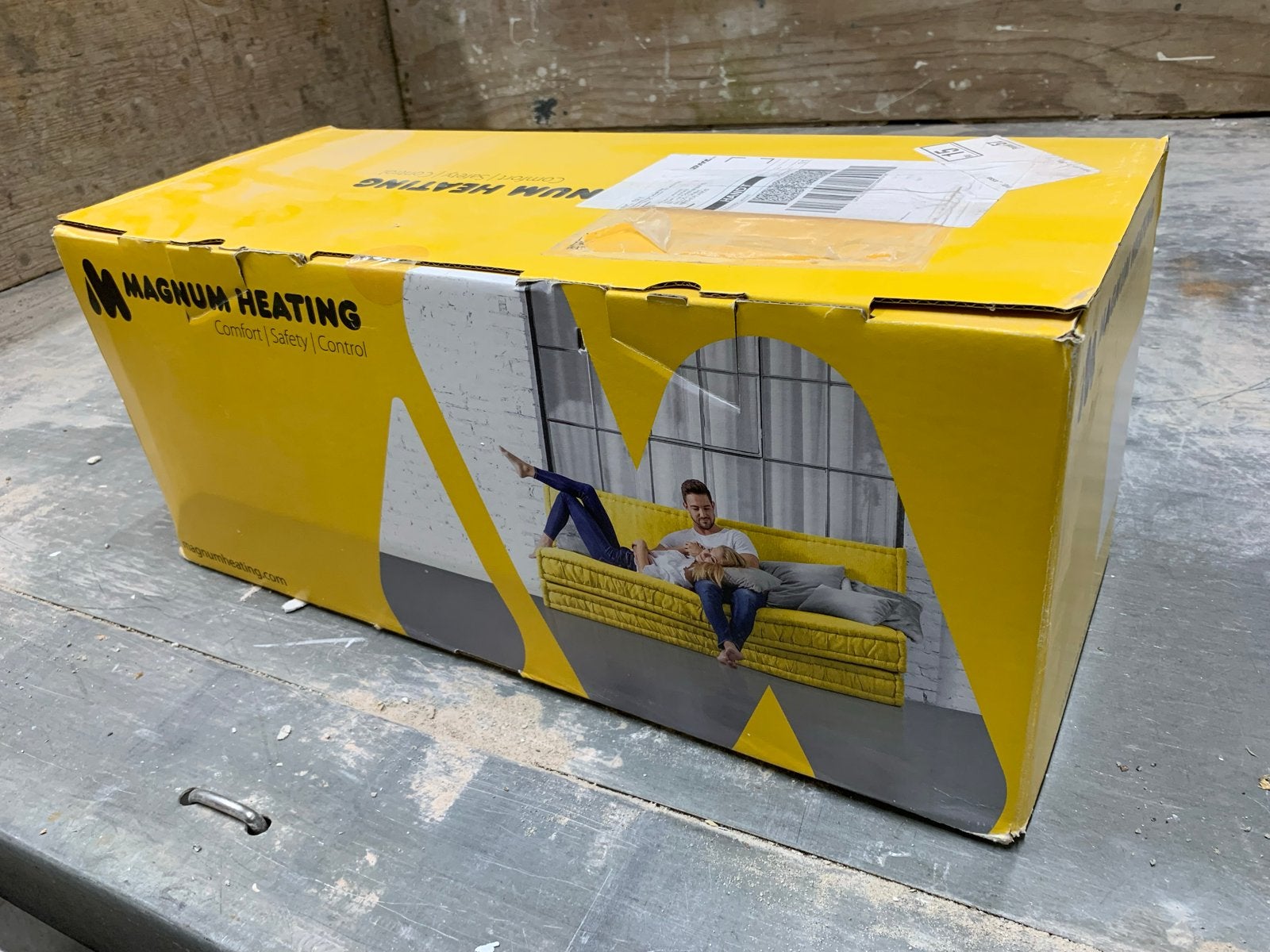 Magnum elektrische vloerverwarming 9m2 met witte thermostaat, Ophalen, Minder dan 30 cm, Overige typen, Nieuw