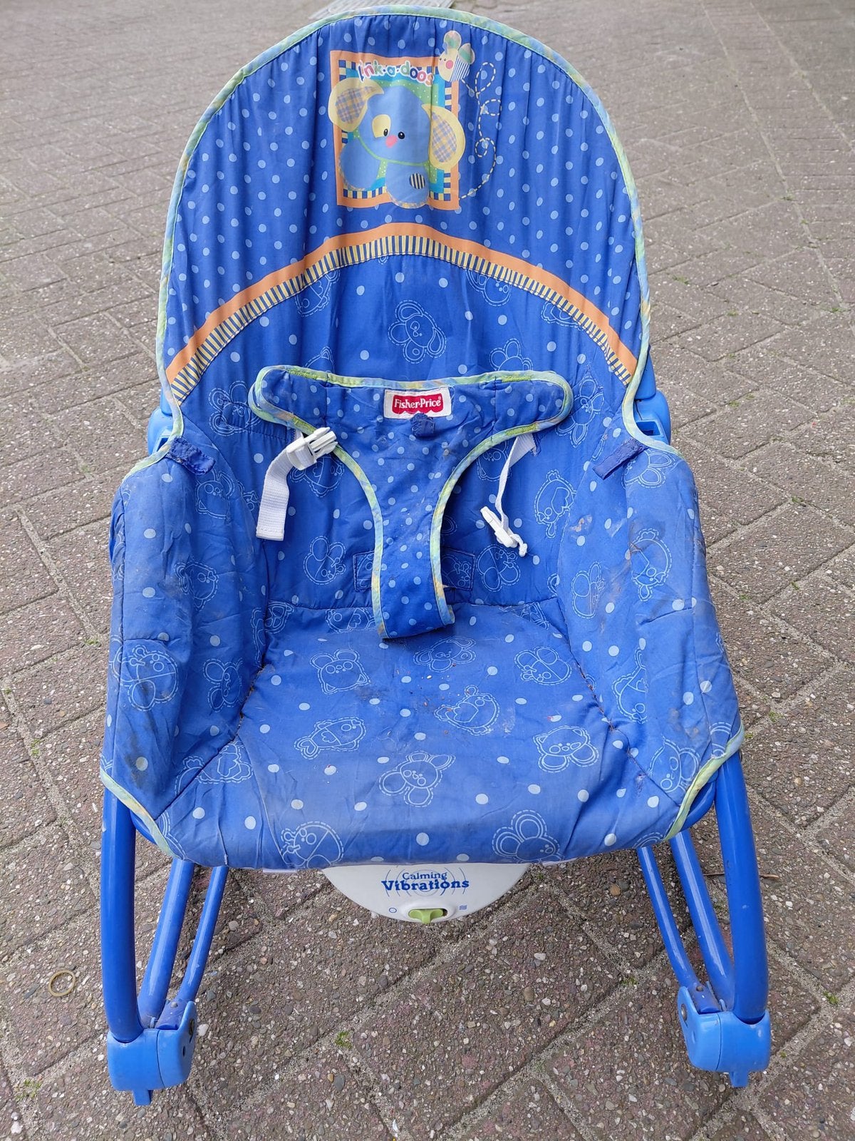 Baby wipstoeltje met vibratie, Ophalen, Fisher-Price, Gebruikt, Verstelbaar