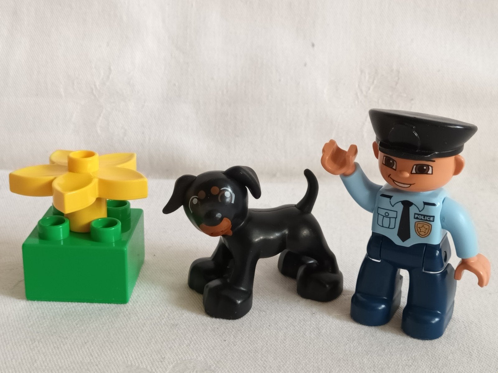 Lego Duplo Ville set 5678 Politie agent met hond, Ophalen of Verzenden, Zo goed als nieuw, Duplo, Complete set