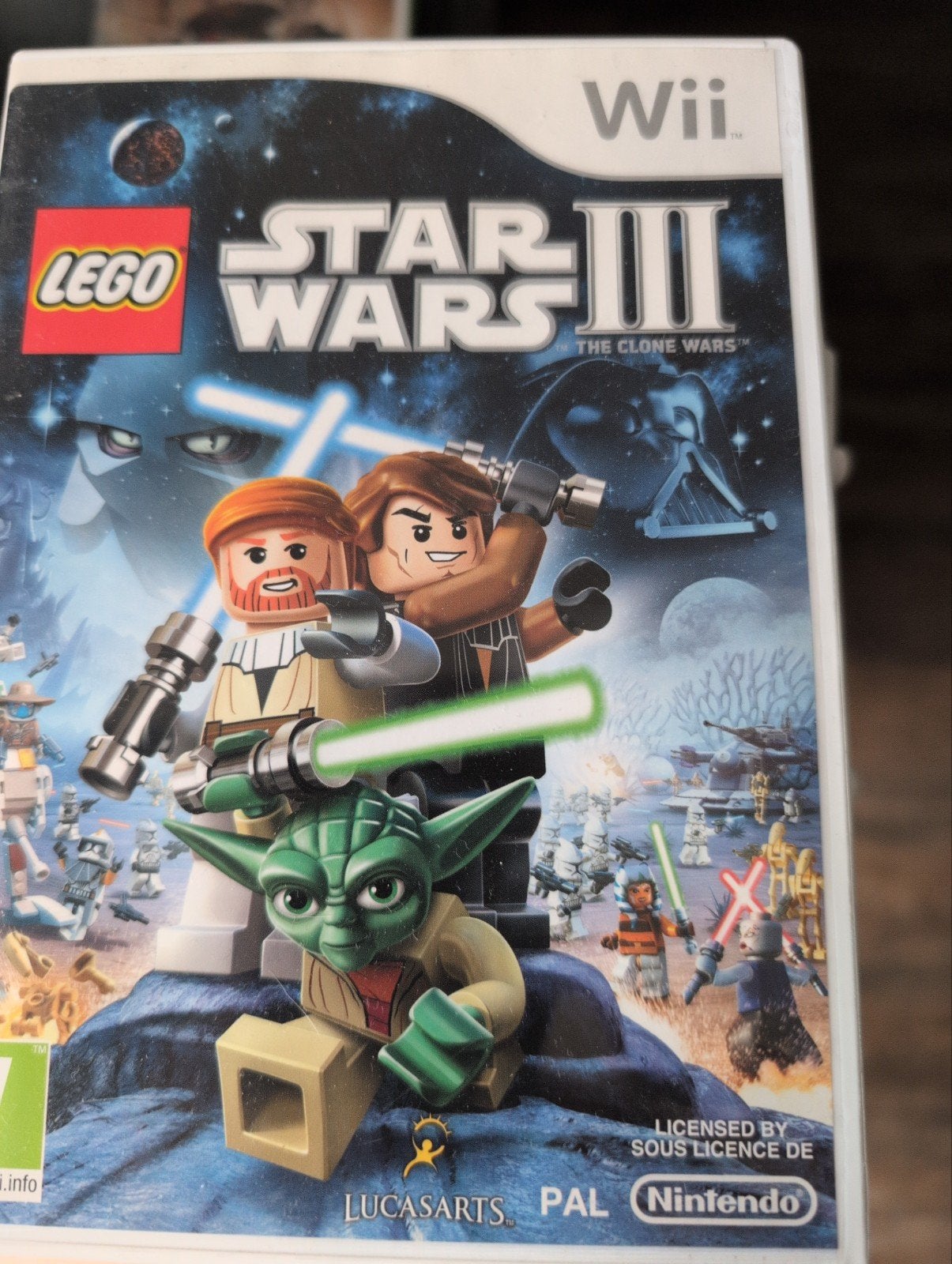 Nintendo wii spel star wars 3, Avontuur en Actie, 1 speler, Ophalen of Verzenden, Zo goed als nieuw