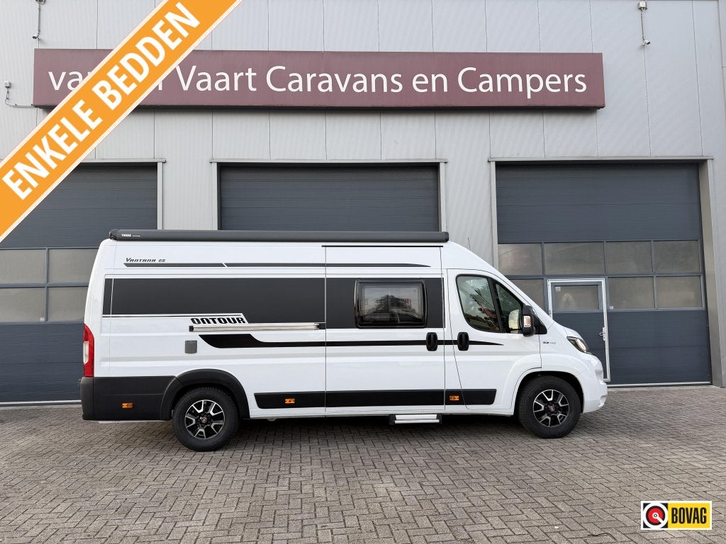Hobby Vantana 65 K ontour Enkele Bedden Fiat Basis, Caravans en Kamperen, Campers, Buscamper of Camperbus, Fiat, Hobby, Tot en met 2