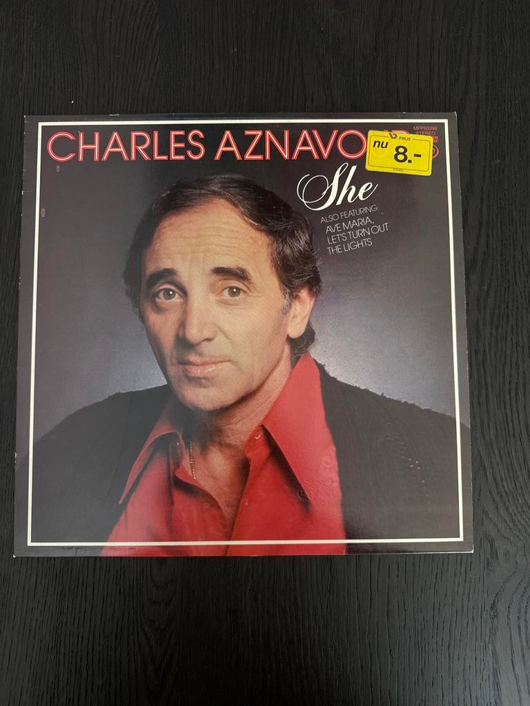 Charles Aznavour - She (Vinyl LP), Ophalen of Verzenden, 1970 - 1979, Gebruikt, 12 inch