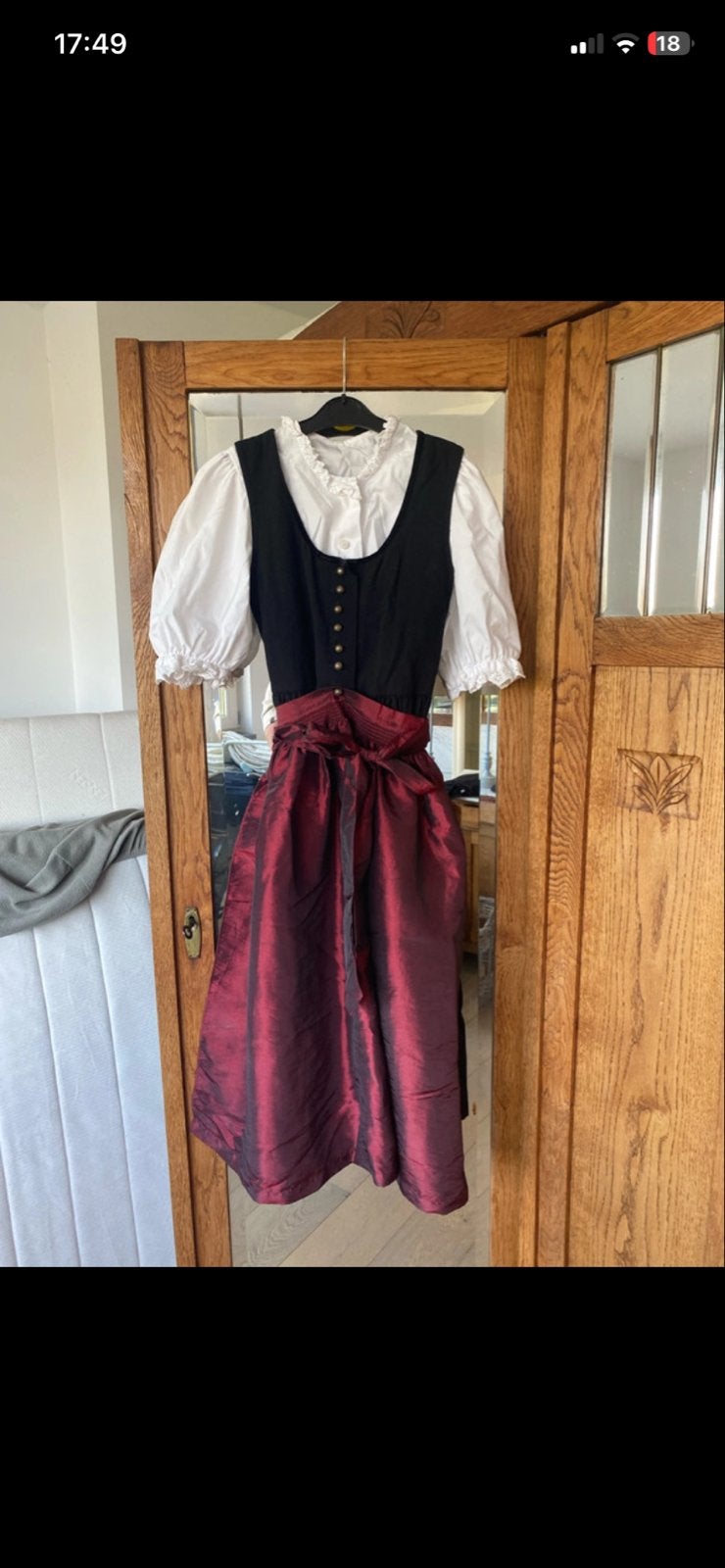 Meisjes Dirndl Angermeier München, Ophalen, Zo goed als nieuw, Meisje, Jurk of Rok