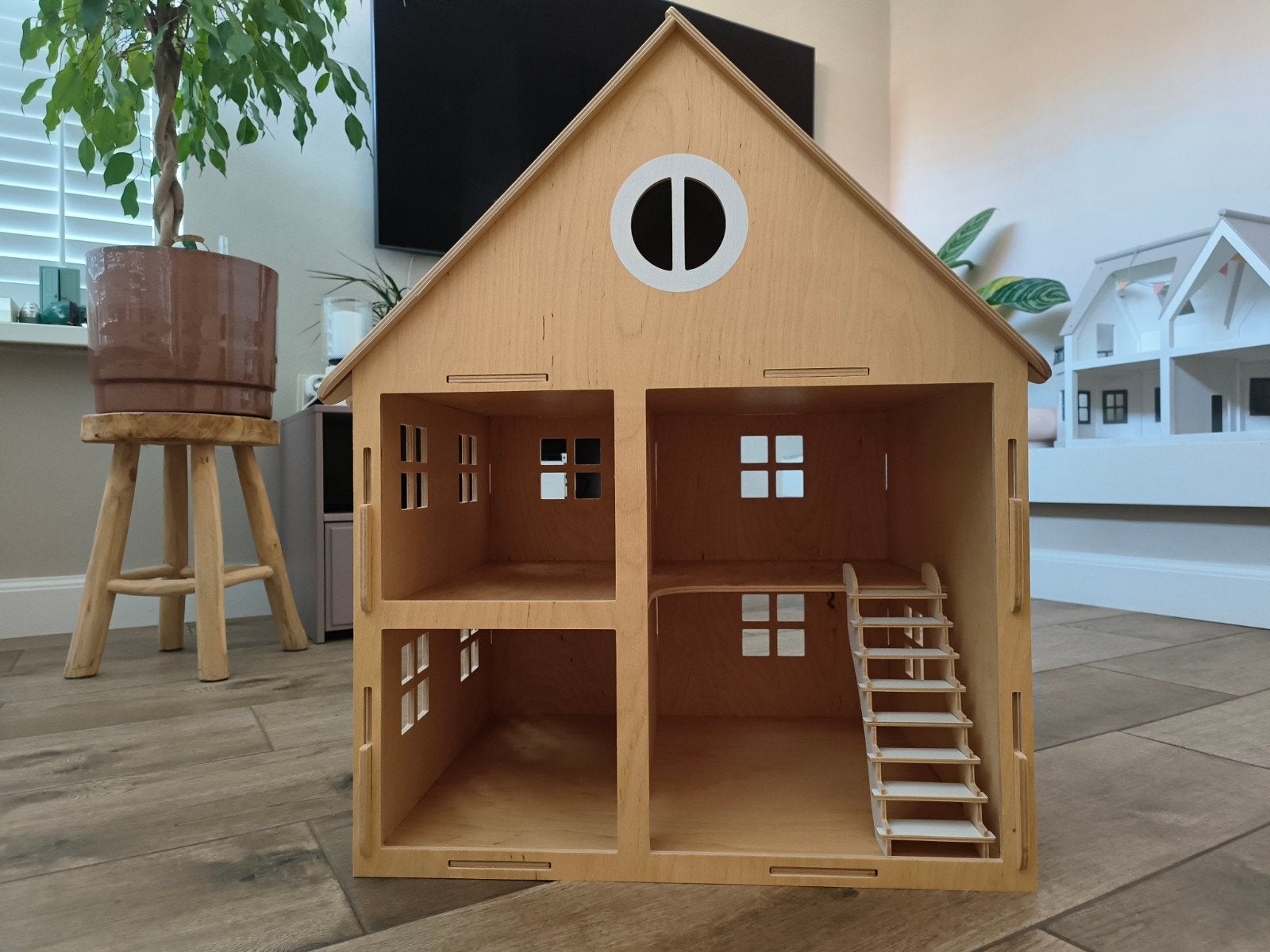 Zesklejki Poppenhuis Deugniet en Co. Zo goed als nieuw, Kinderen en Baby's, Speelgoed | Poppenhuizen, Ophalen, Zo goed als nieuw